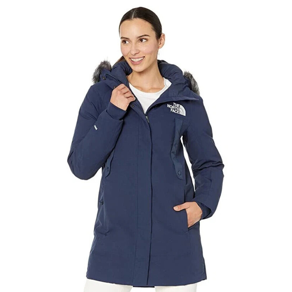 The North Face Outerboroughs Parka Jacket Womens 3XL Blue Full Zip Hooded ASM226